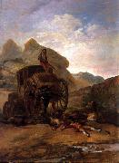 Francisco de Goya Asalto de ladrones oil on canvas
